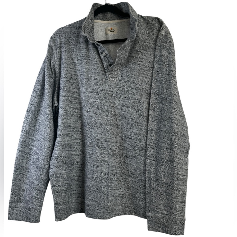 Clayton: Marine Layer Men's Heathered Gray Pullover